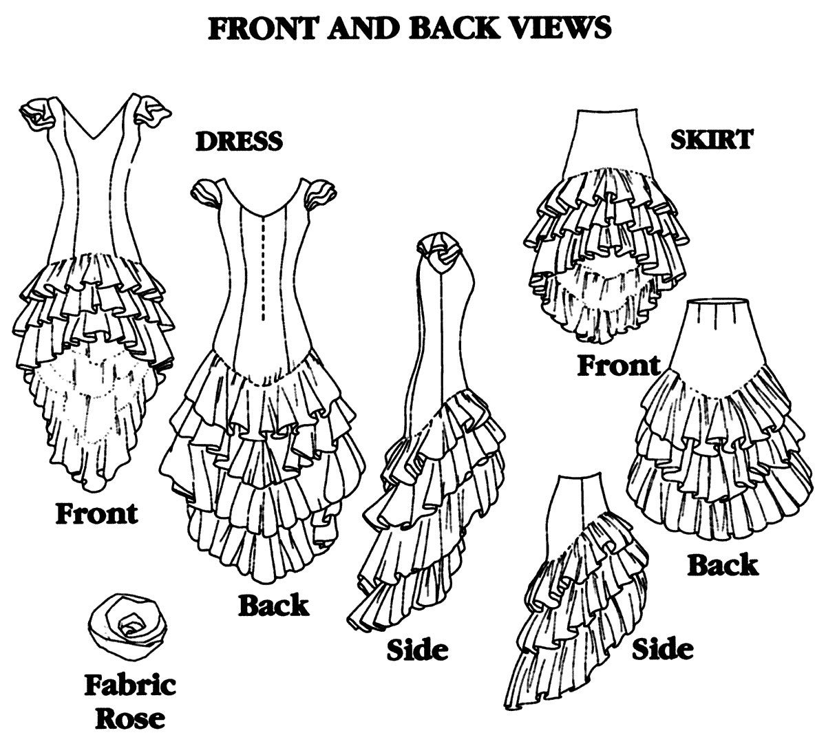 Flamenco Skirt Patterns 63