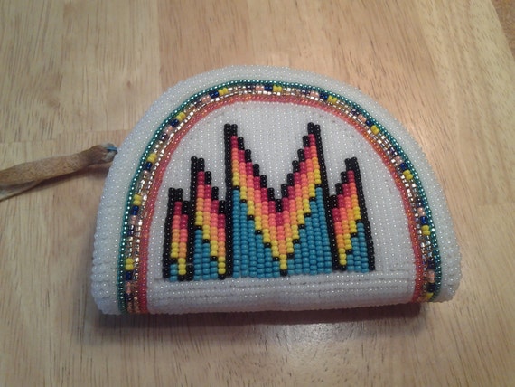 Native American Beaded Coin Purse with Free by EastIdahoCompany