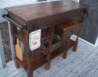 wood kitchen island | etsy wood kitchen island | etsy