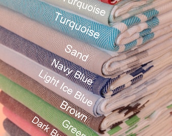 HQ TURKISH TOWEL, Beach Towels, Foutas, Peshtemal, Yoga, Hammam, Best Quality