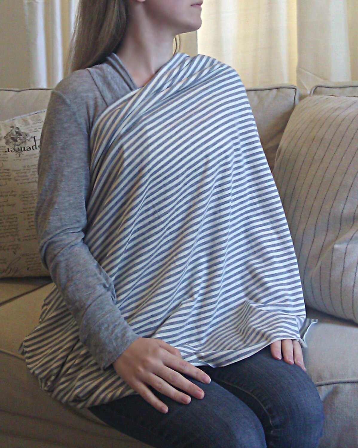 SHIPS NOW Nursing Scarf / Infinity Scarf / Nursing Cover