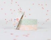 Decorative Adhesive Floral Pattern Fabric Tape Wedding Set