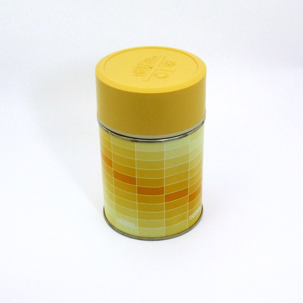 Vintage Yellow Thermos by FoxTailFarm on Etsy