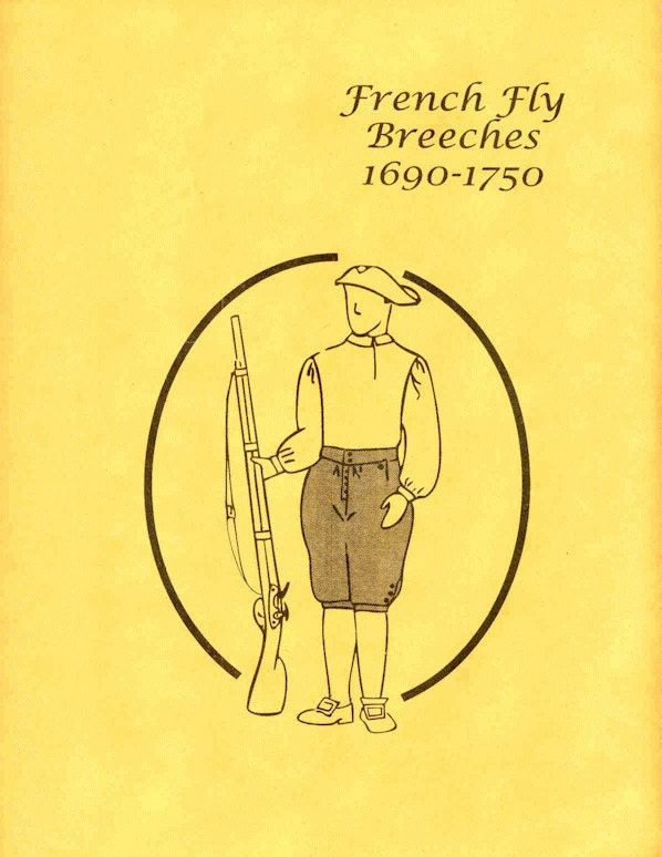 TG123W 1690 1750 Mens French Fly Breeches Sewing Pattern