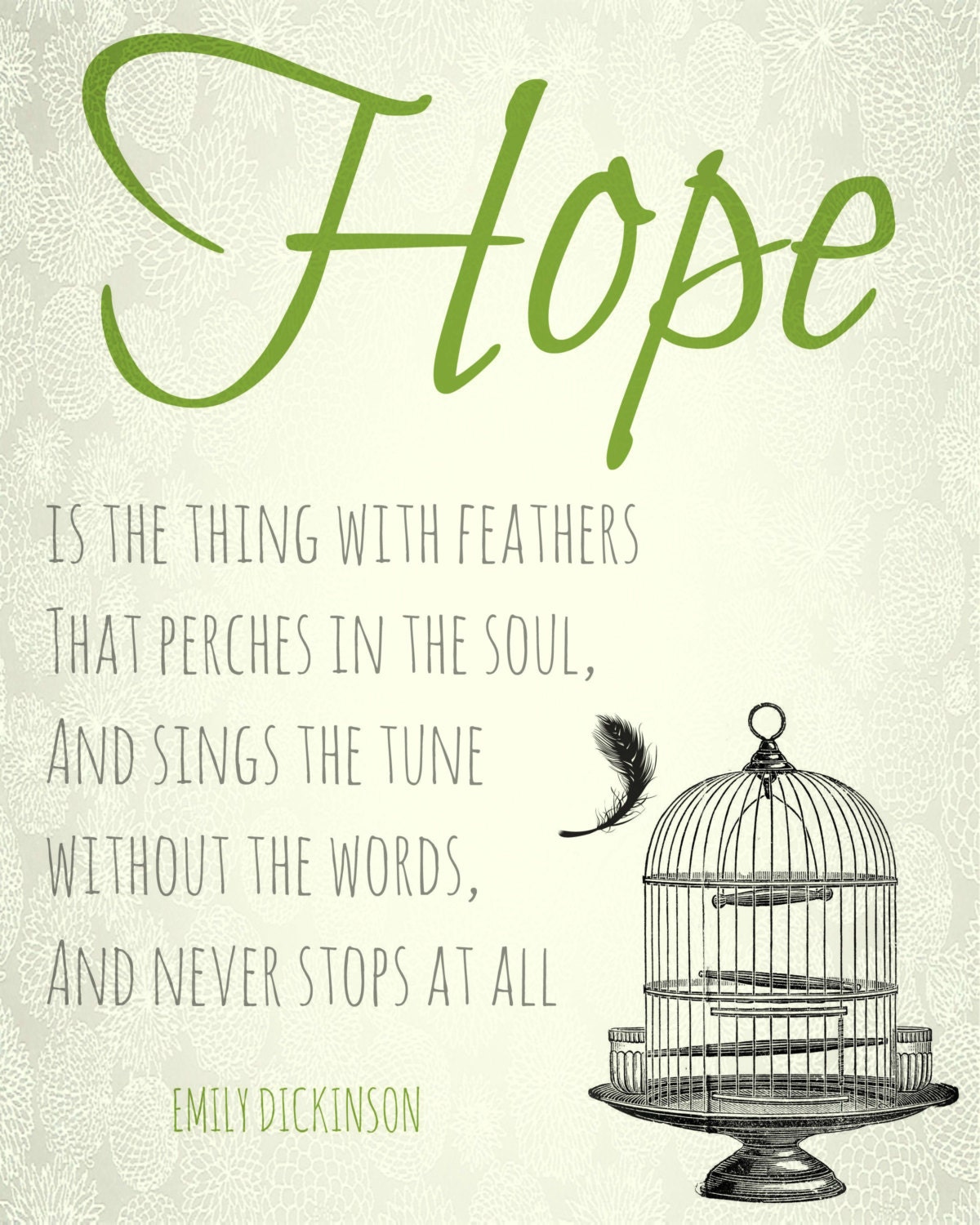 hope by emily dickinson analysis
