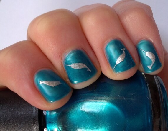 Narwhal Nail Art Decal Stickers