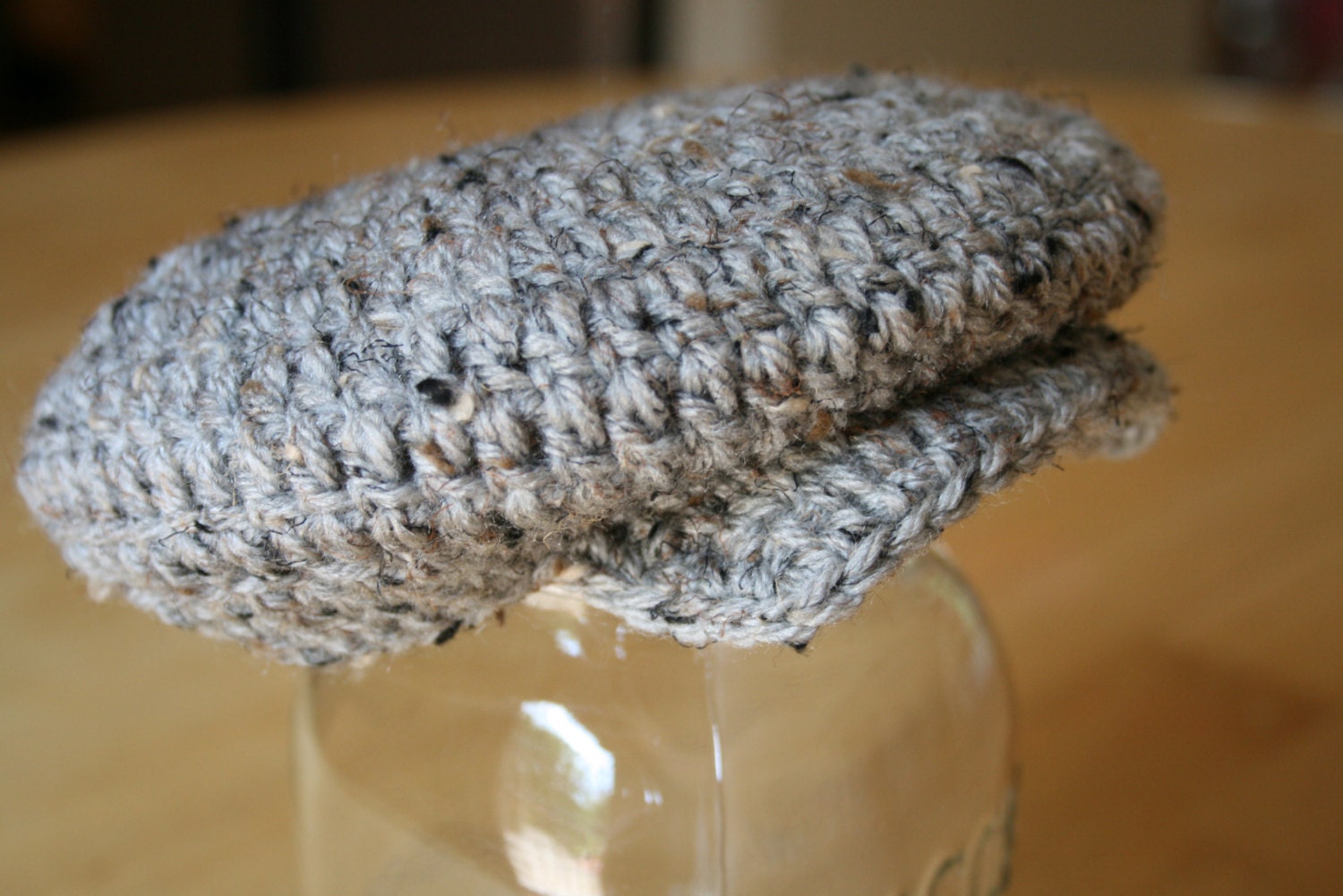 Crochet Baby Hat Golf Hat Drivers Cap Irish Flat Cap