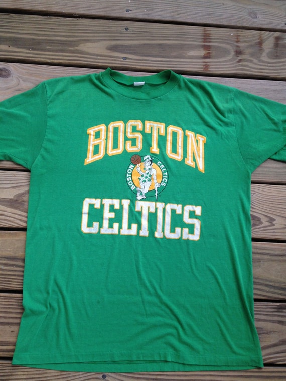 Vintage Retro 80s NBA Boston Celtics basketball by VintageCuse