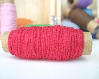25 yards Solid Red Bakers Twine 25 yards on each spool - Red Twine