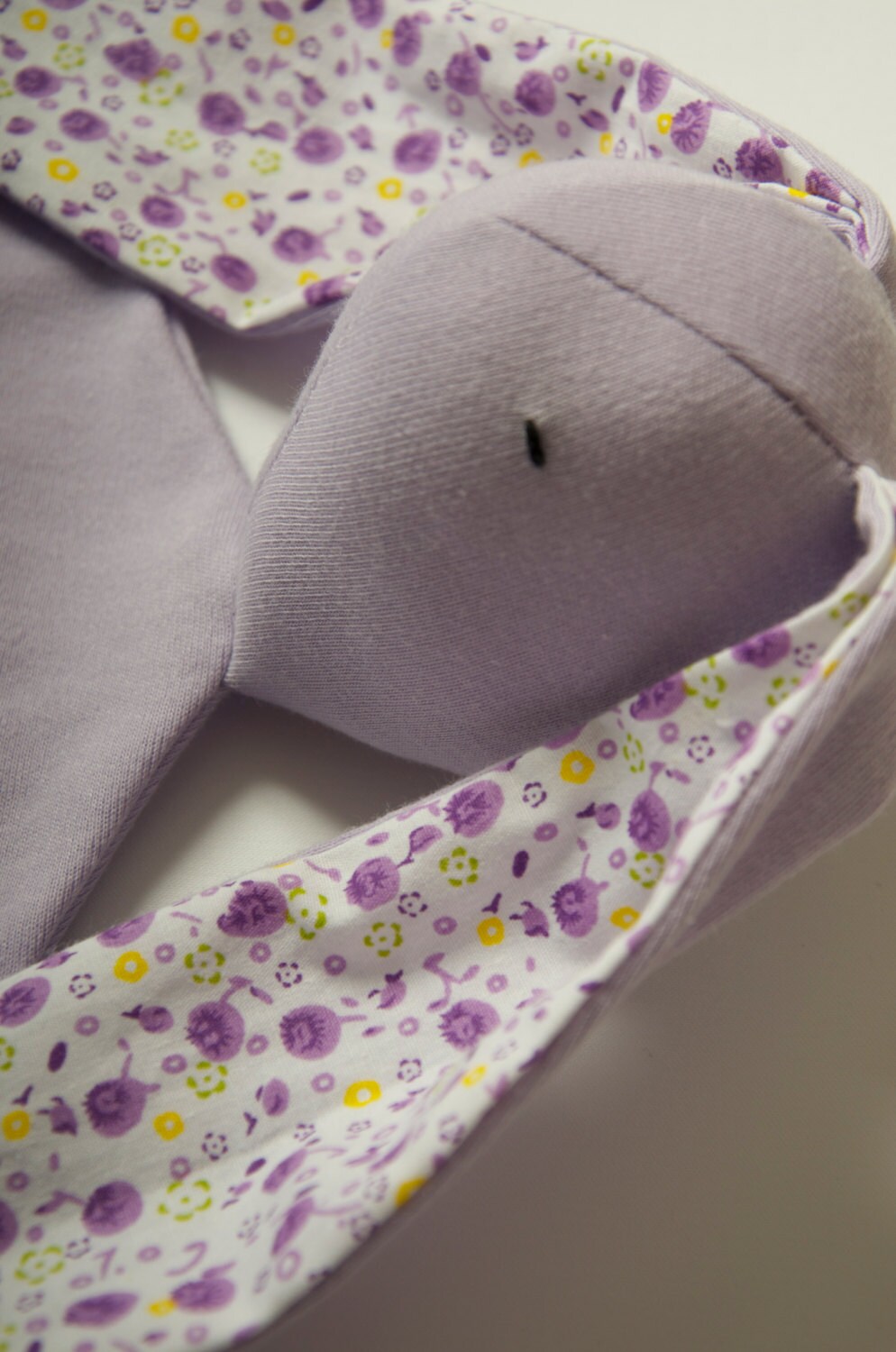 Personalized lovey blanket Purple Lovey Security Blanket