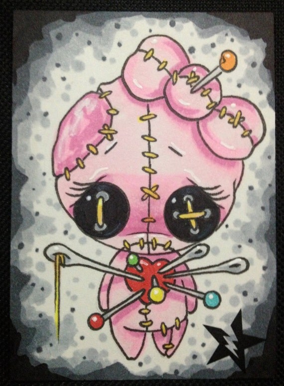 pink voodoo doll