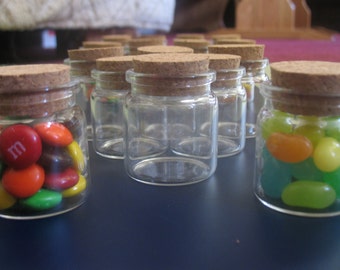 50 20ml Bitty Bottles. Small Glass Bottles With Corks. Empty Glass Vials. Glass Jars. Mini Message In A Bottle Bottles. Bulk Glass Jars.