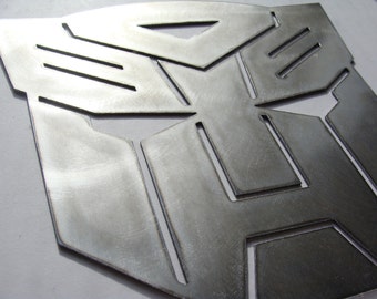 Autobot Transformers Insignia Inspired Metal Sign