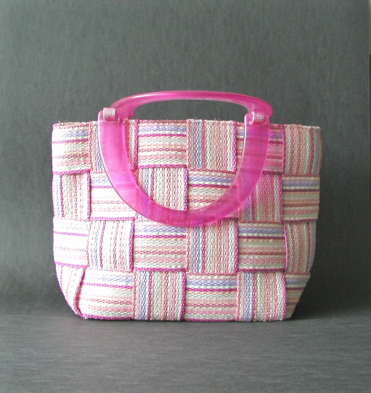 sale-vintage-m-g-bertini-pink-woven-handbag-made-in-italy