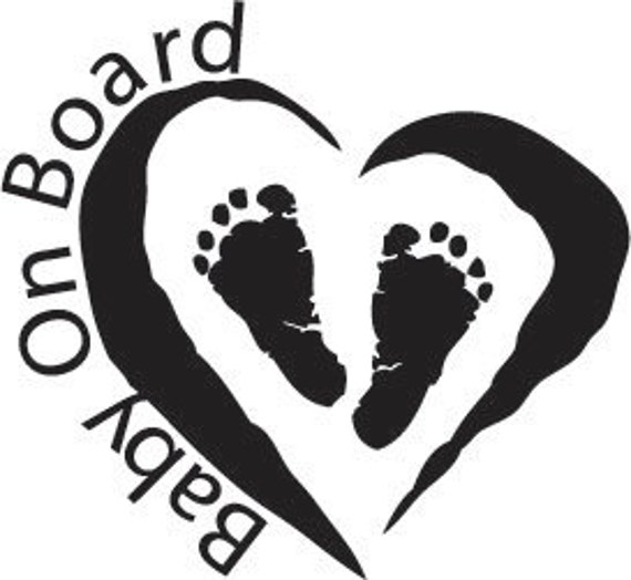 Items similar to Baby On Board Car Decal on Etsy