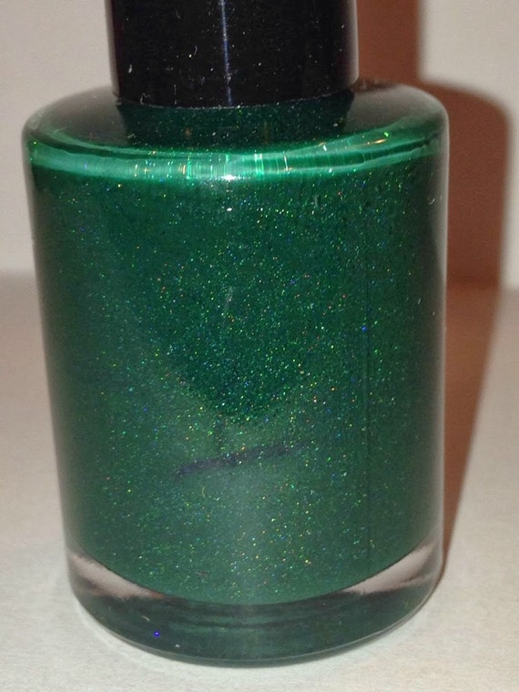 Emerald isle holo 10ml indie nail polish by TarasTalons on Etsy