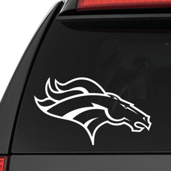 Denver Broncos Decal by NerdVinyl on Etsy