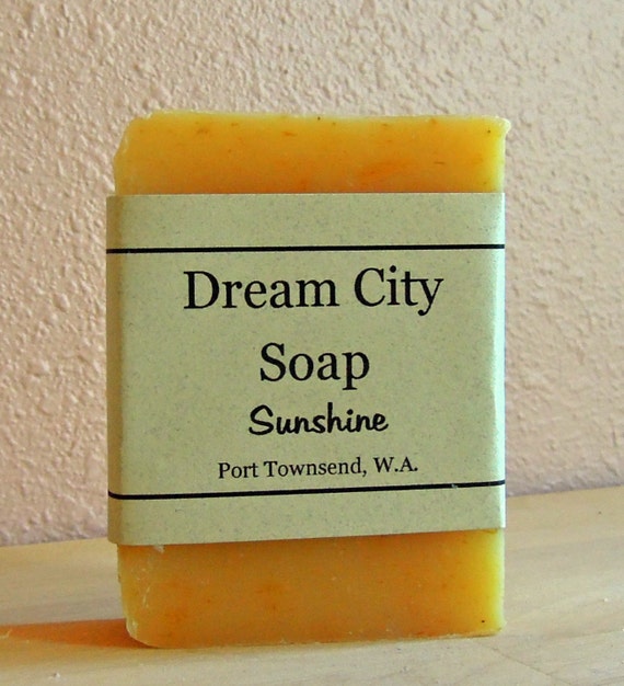Sunshine Soap in a 4 Bar Set by DreamCitySoapnHerbal on Etsy