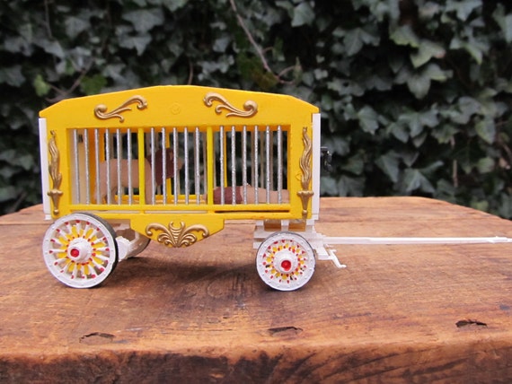 wooden circus wagon