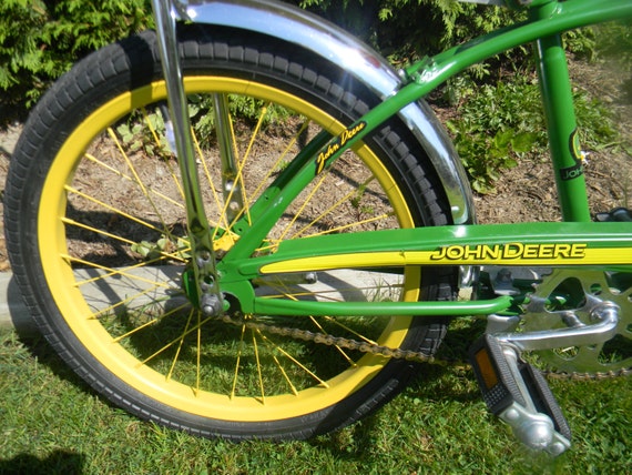 john deere banana seat bike