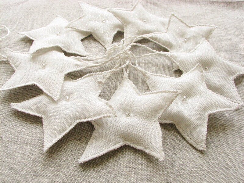 Christmas Garland wall hanging stars ornament by