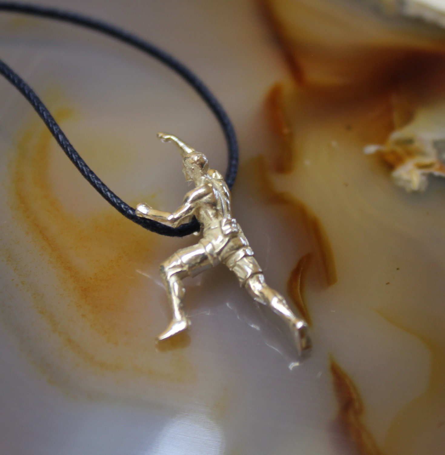 Climbing Necklace Rock Climber Necklace by CocoClimbingJewelry