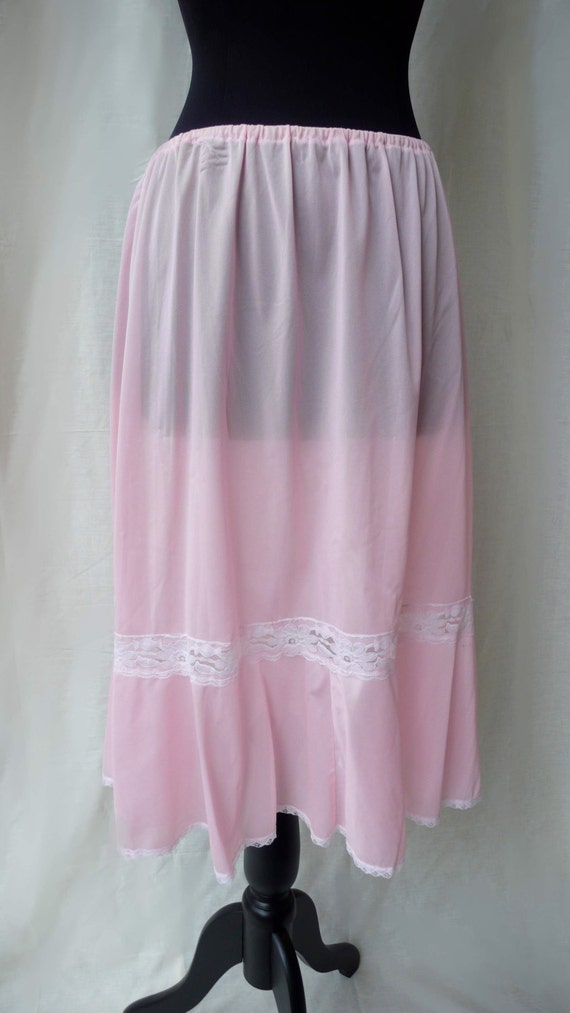 Vintage Light Pink Half Slip