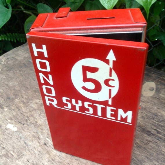 Lance Toms Candy Jar Honor System Box