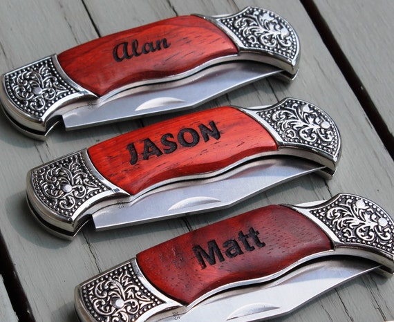 Personalized Pocket Knife -  Groomsman Gift - Father's Day Gift - Wedding Party Gift - Groomsmen Gift