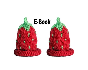 Strickanleitung E-Book Eierwärmer Erdbeere