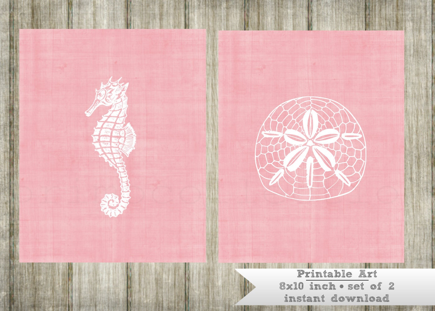 Beach Nursery Art print your own instant download