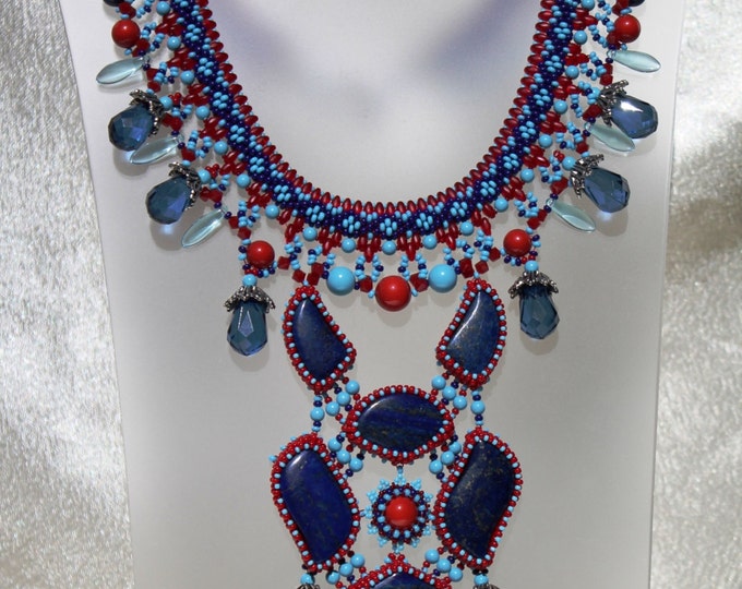 Necklace "Tonatiuh" necklace pendant Swarovski