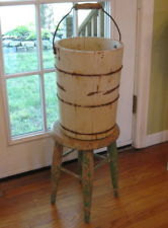 Vintage Ice Cream Bucket