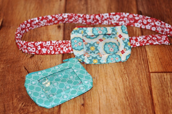 Insulin Pump Belt and 2 Pouches turquoise and by MadiolaDesigns