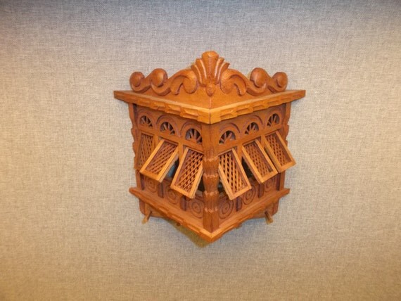 Handmade Wood Miniature Balcony