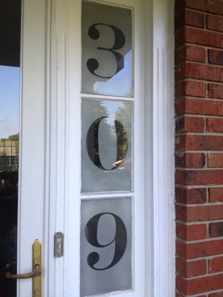 Vinyl Decal House Numbers