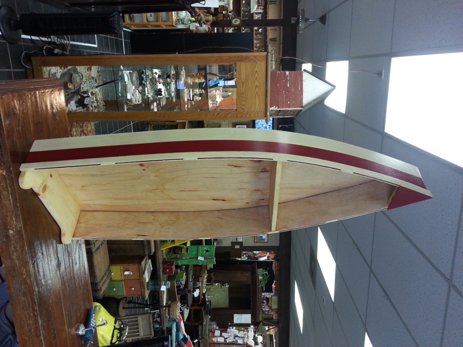 4' Wood Boat shelf Nautical decor Beach decor