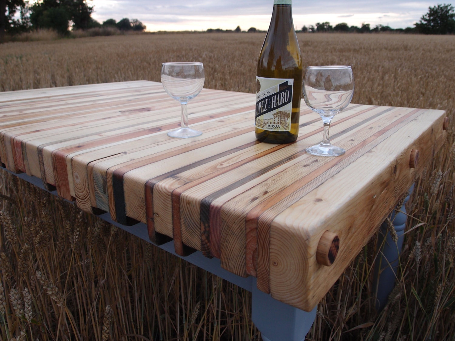 Reclaimed Pallet Wood Dining Table