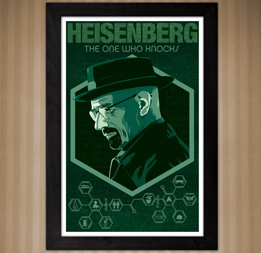 11x17 Heisenberg Walter White Poster Breaking Bad