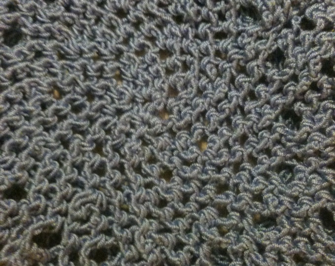 CLEARANCE! blue crochet beret