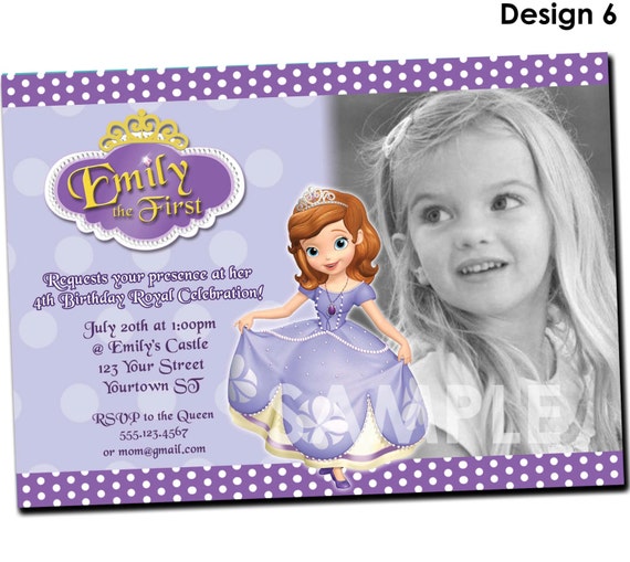 Carte D Invitation D Anniversaire Princesse Sofia Princesse Fiolazoezoey Web