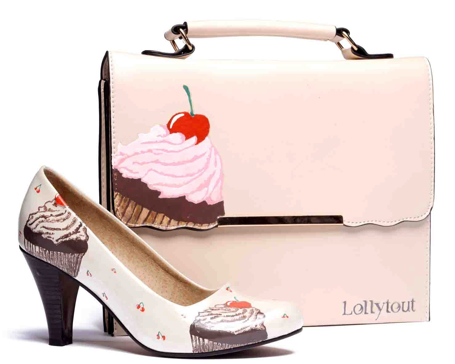 Cream hand painted Cupcake bag for women limited edition Etsy finds