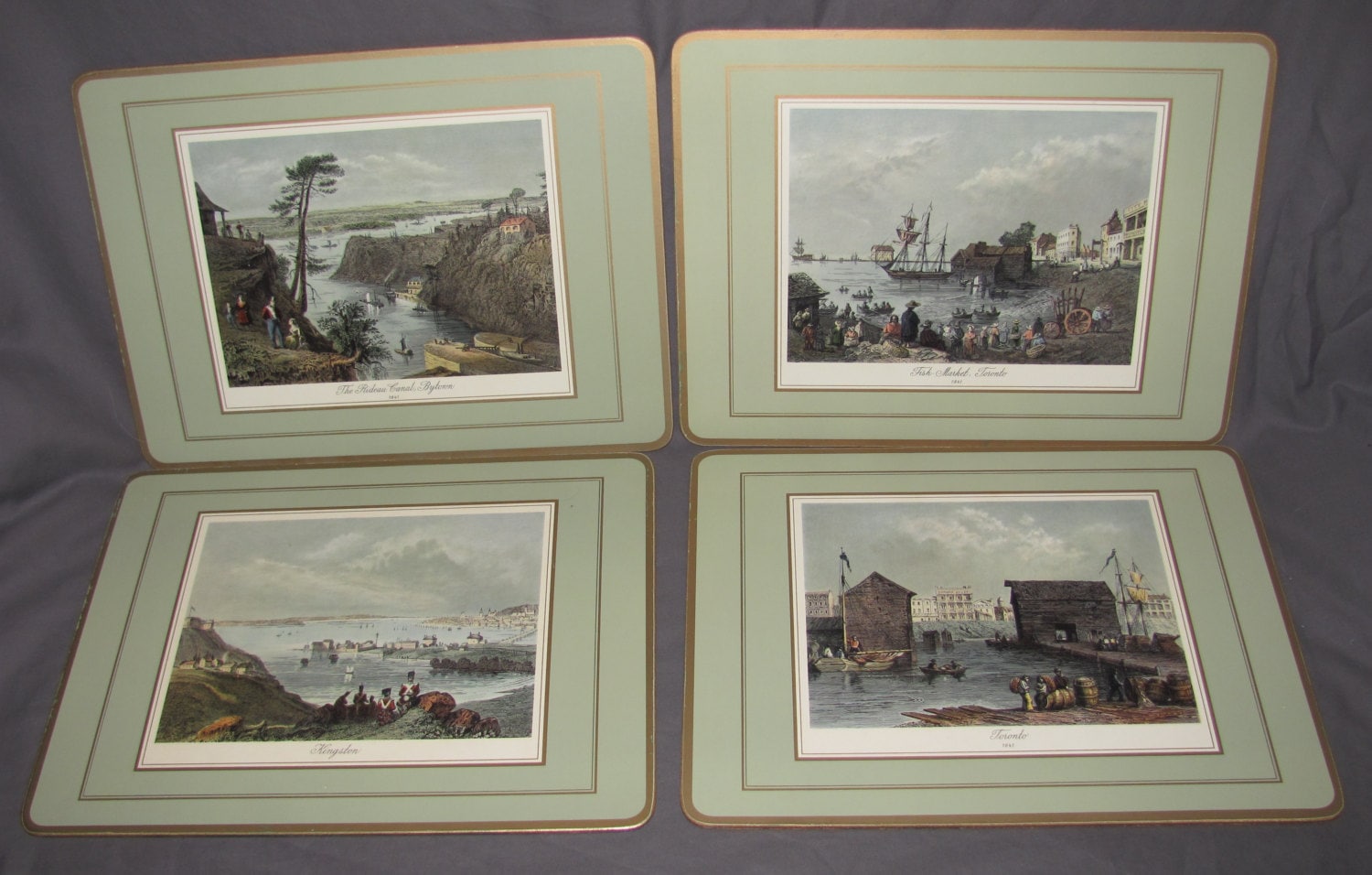 Vintage Pimpernel Placemats Set of 4 Bartlett Ontario
