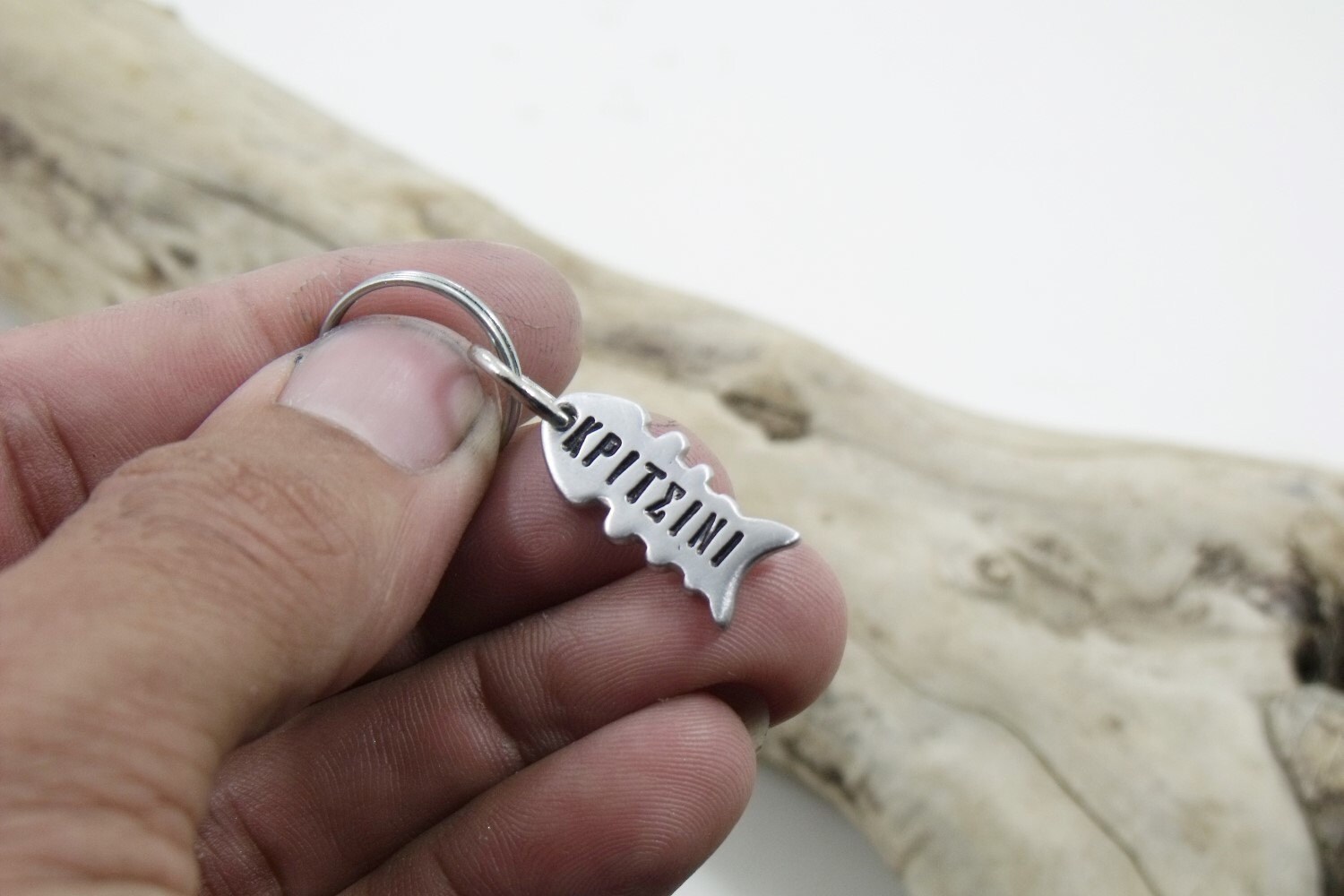 Custom Cat Tag ID Fish bone shape Pet Tag Personalized Cat