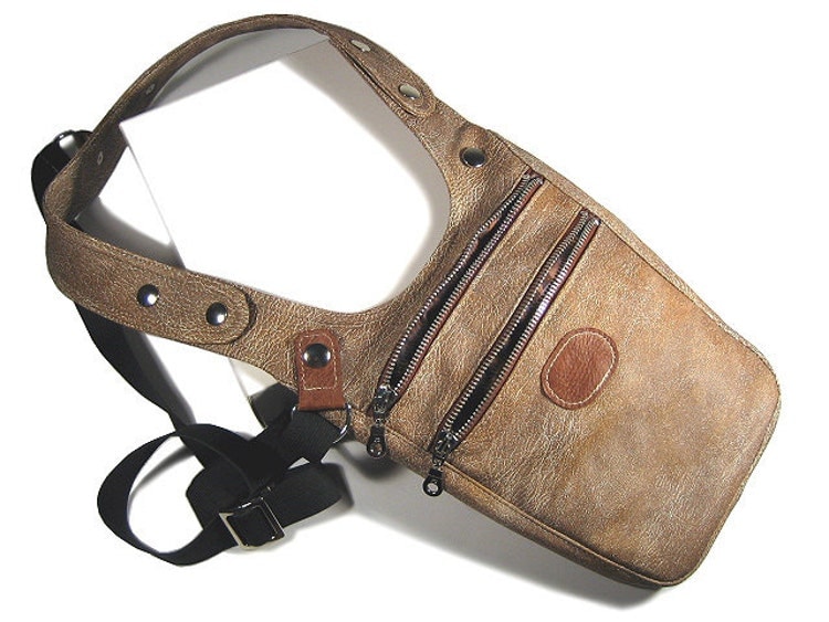 Halter bag holster bag men man bag holster by AnnaBelleBags