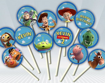 Toy Story Cupcake Toppers