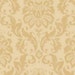 Oversized Acanthus Leaf Scroll Damask Wallpaper Gold