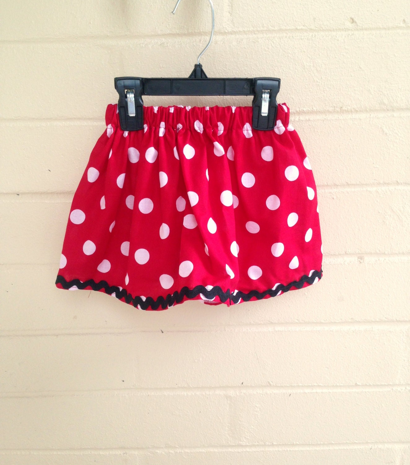 Minnie Mouse skirt Mickey Mouse skirt Red by CocoRooCreations
