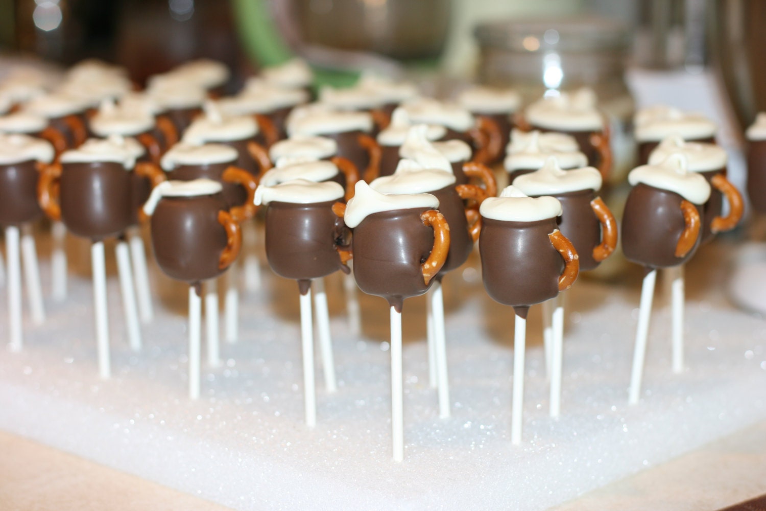 Beer Mug Cake Pops