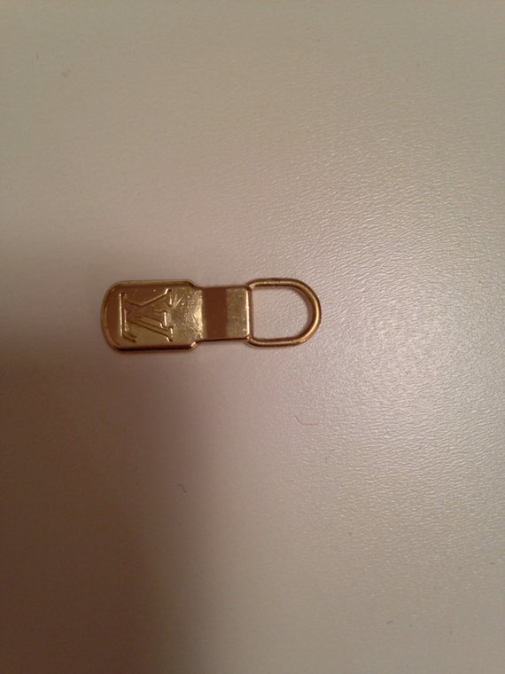 Louis Vuitton Brass Zipper Pull Replacement. 100 Authentic.